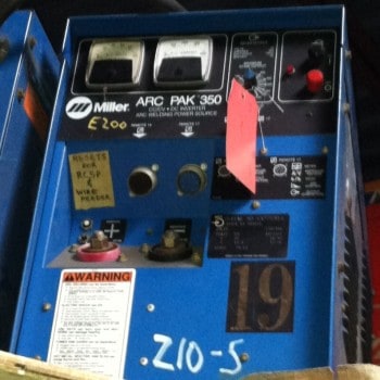 Reconditioned Miller Arc Pak 350 Power Source only 1
