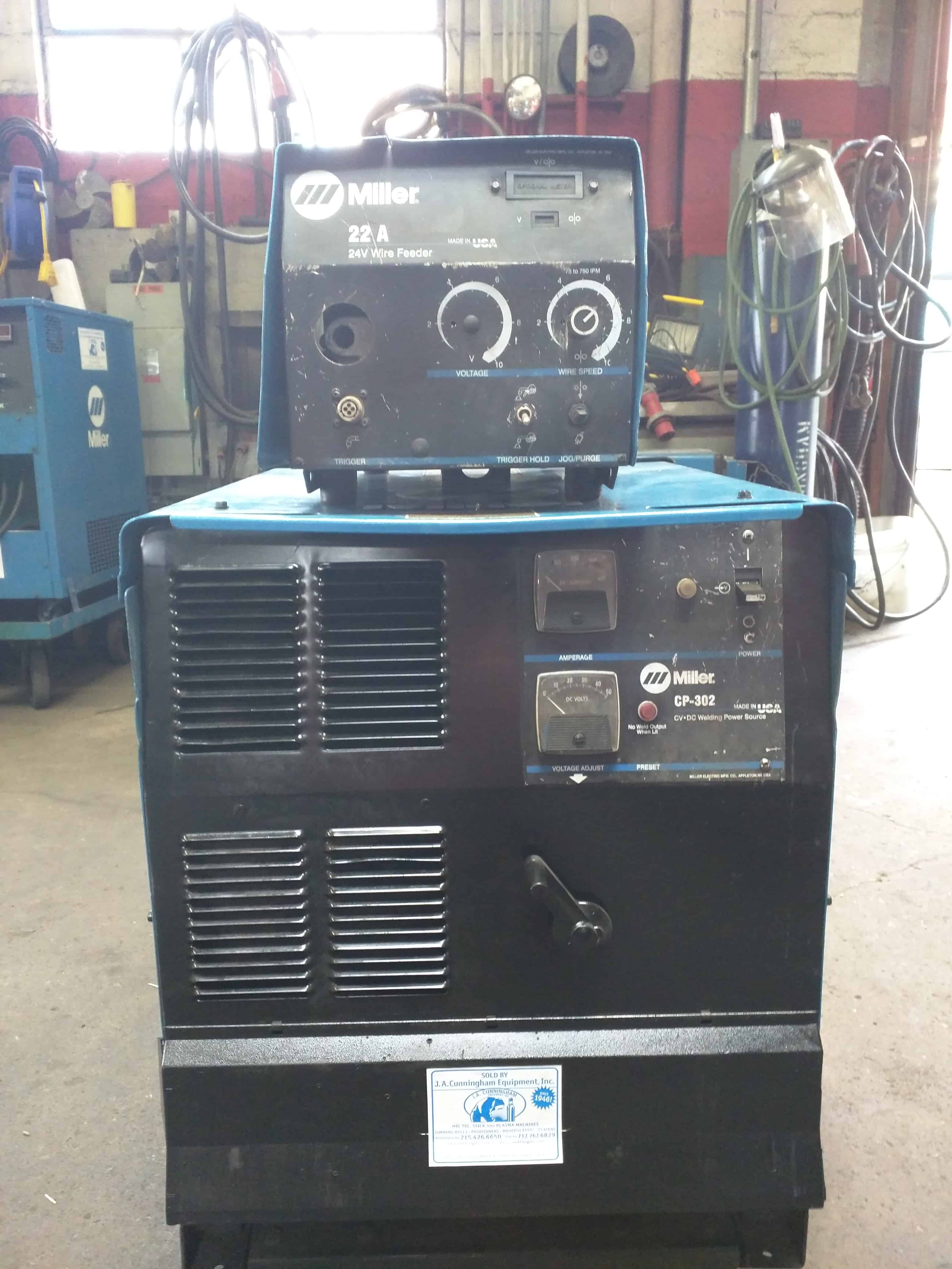 Miller CP302 & 22A Feeder MIG Welder